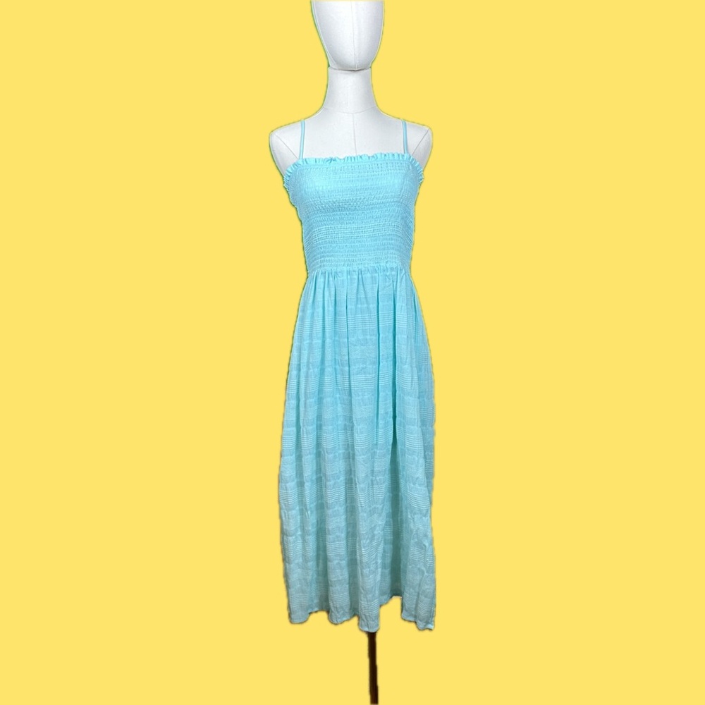 Super Cute MIDI Shirred Sundress